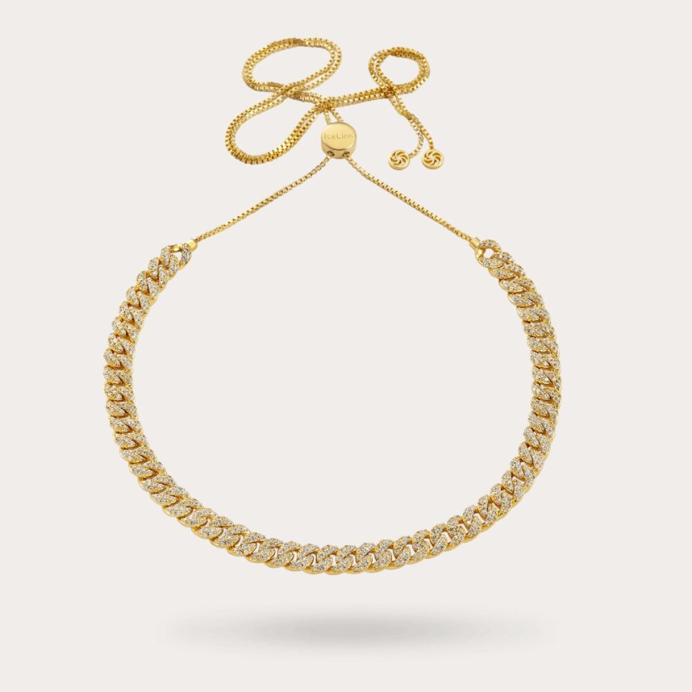 ICELINK "Cuban" Yellow Gold Choker